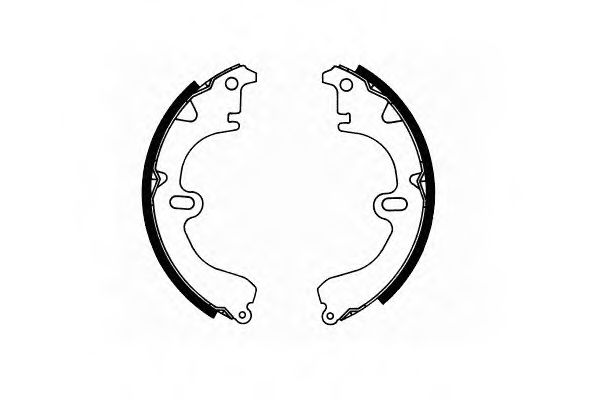 Тормозные колодки ручника SCT SS 522