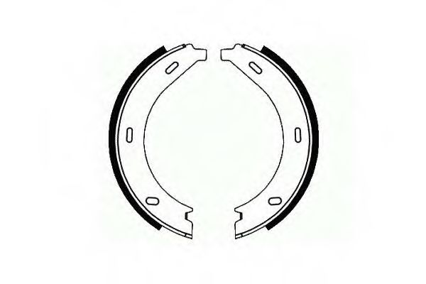Тормозные колодки ручника SCT SS 542