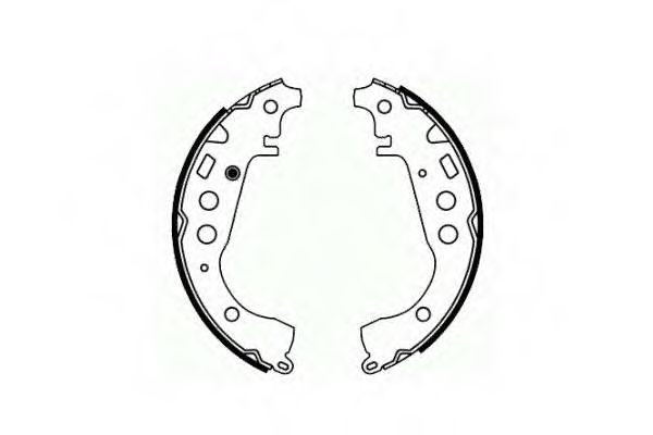 Тормозные колодки ручника SCT SS 547