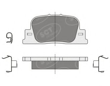 Тормозные колодки SCT SP 335