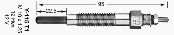 Свеча накала NGK 2189