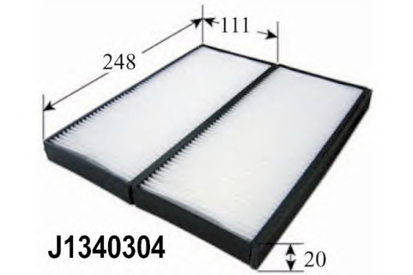 Фильтр салона NIPPARTS J1340304