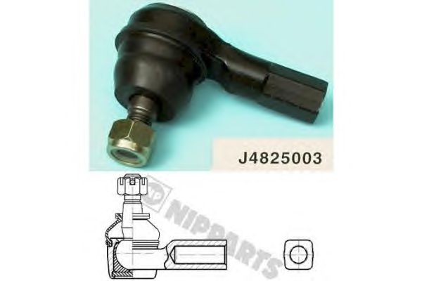 Наконечник рулевой тяги NIPPARTS J4825003