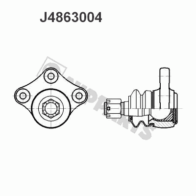 Шаровая опора NIPPARTS J4863004