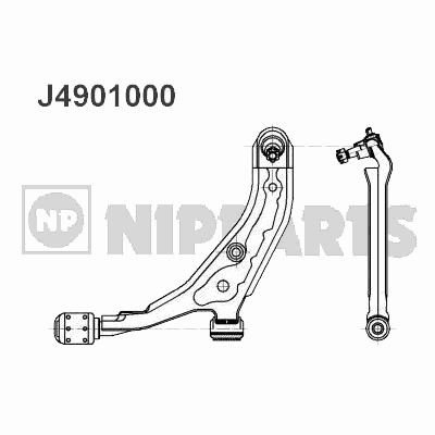 Рычаг подвески NIPPARTS J4901000