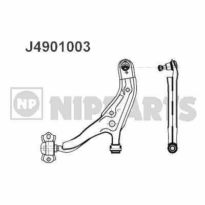Важіль підвіски NIPPARTS J4901003