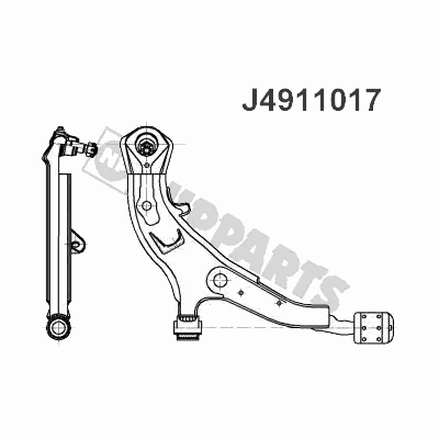 Рычаг подвески NIPPARTS J4911017