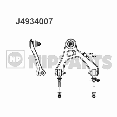 Рычаг подвески NIPPARTS J4934007