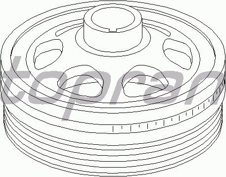 Шкив коленвала TOPRAN 401 010