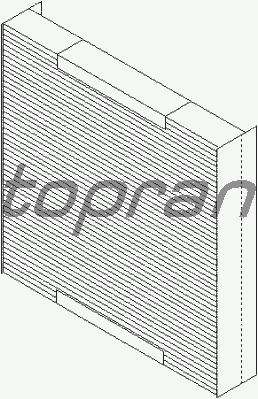 Фильтр салона TOPRAN 206 732