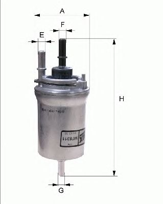 Топливный фильтр WIX FILTERS WF8317