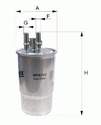 Топливный фильтр WIX FILTERS WF8258