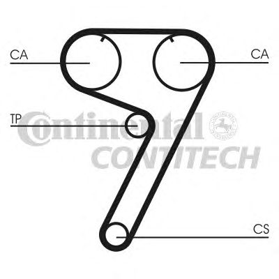 Ремень ГРМ CONTITECH CT670