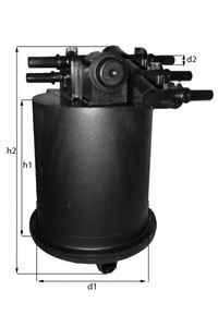 Топливный фильтр KNECHT KL 414