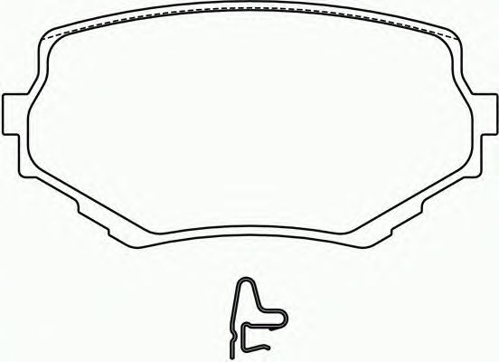 Тормозные колодки TEXTAR 2331401
