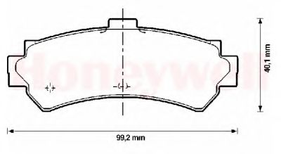 Тормозные колодки JURID 572398J
