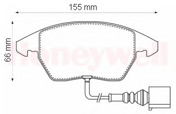 Тормозные колодки JURID 573128J-AS