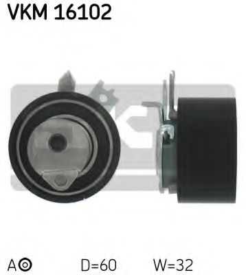 Натяжной ролик ремня ГРМ SKF VKM 16102