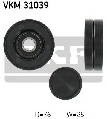 Направляющий / паразитный ролик поликлинового ремня SKF VKM 31039