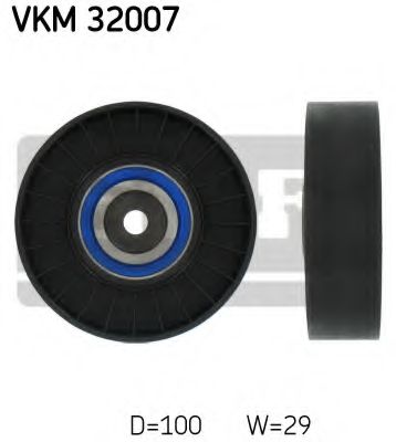 Направляющий / паразитный ролик поликлинового ремня SKF VKM 32007