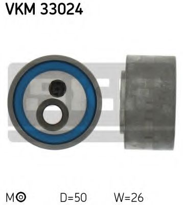 Натяжной ролик поликлинового ремня SKF VKM 33024