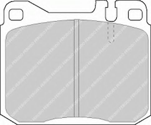 Тормозные колодки FERODO FDB243