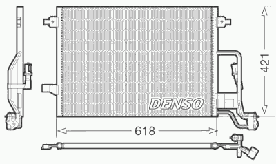 Радиатор кондиционера DENSO DCN32018