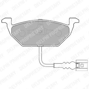 Тормозные колодки DELPHI LP1514