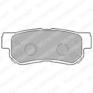 Тормозные колодки DELPHI LP1539