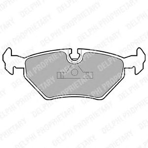 Тормозные колодки DELPHI LP555