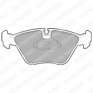 Тормозные колодки DELPHI LP602
