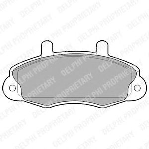 Тормозные колодки DELPHI LP766