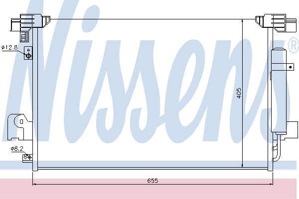 Радиатор кондиционера NISSENS 940029