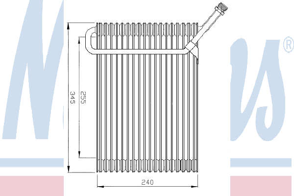 Испаритель кондиционера NISSENS 92180
