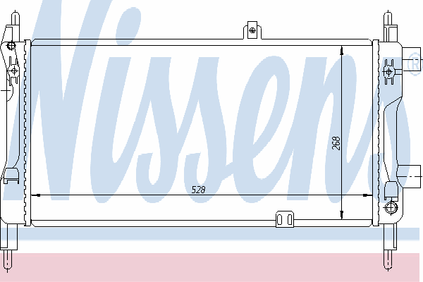Радиатор охлаждения NISSENS 632391