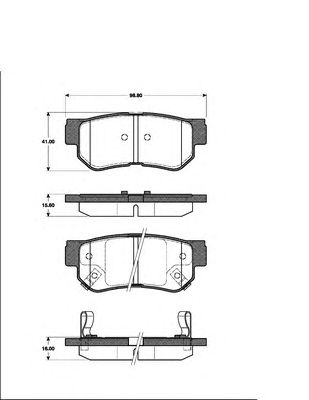 Тормозные колодки NK 223411