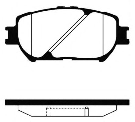 Тормозные колодки NK 224568
