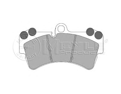 Тормозные колодки MEYLE 025 236 9317