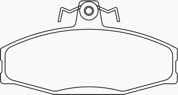 Тормозные колодки PAGID T5054