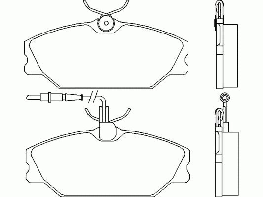 Тормозные колодки PAGID T9033