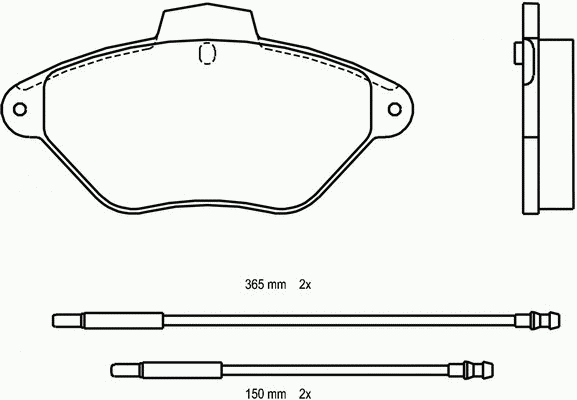 Тормозные колодки PAGID T9039