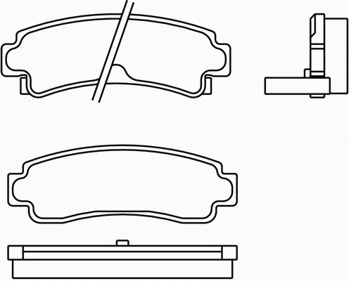 Тормозные колодки PAGID T3045