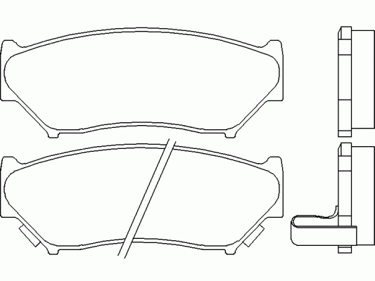 Тормозные колодки PAGID T3081