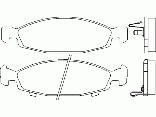 Тормозные колодки PAGID T1296