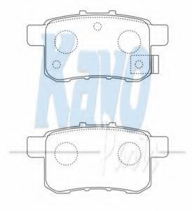 Тормозные колодки KAVO PARTS BP-2057