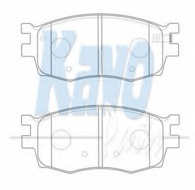 Тормозные колодки KAVO PARTS BP-3031