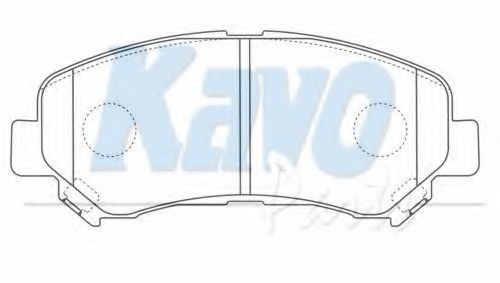 Тормозные колодки KAVO PARTS BP-6600