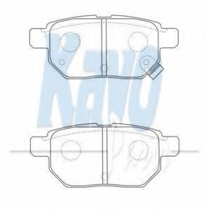 Тормозные колодки KAVO PARTS BP-9110