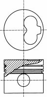 Поршень NURAL 87-990100-40