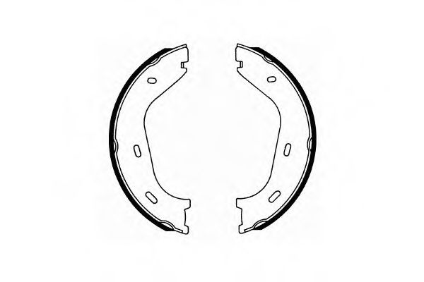 Тормозные колодки ручника SCT SS 515
